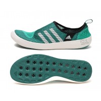 Мокасины Adidas Summer Lite зеленые с дефектом